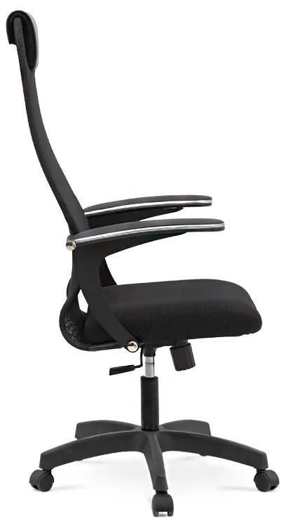 Καρέκλα γραφείου Chief Megapap με ύφασμα Mesh σε χρώμα μαύρο 66,5x70x123/133εκ. 