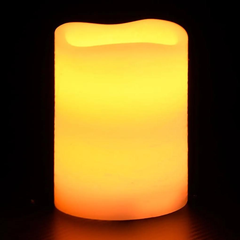 vidaXL Κεριά LED Χωρίς Φλόγα 24 τεμ Θερμό Λευκό Φως & Τηλεχειριστήριο
