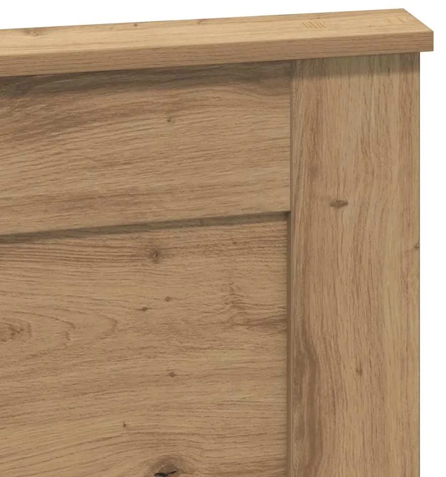 vidaXL Κεφαλάρι με κεφαλάρι Artisan Oak 120 cm Επεξεργασμένο ξύλο