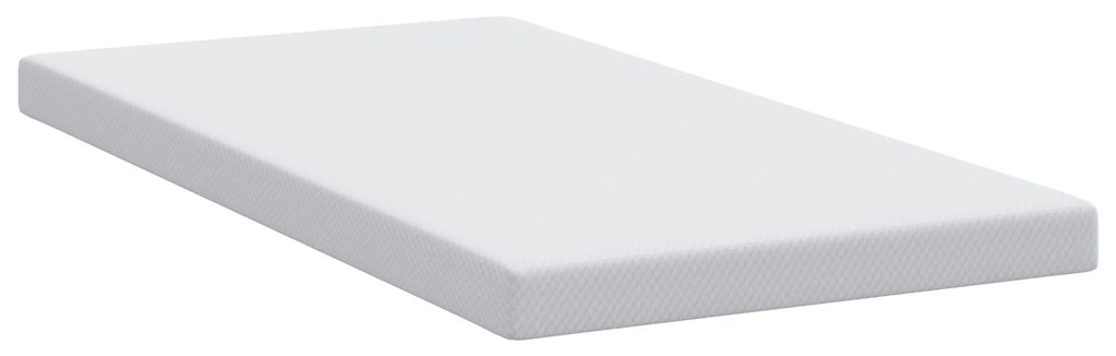 vidaXL Στρώματα Λευκό 90 x 200 cm 100% ύφασμα πολυεστέρα με τζακάρ
