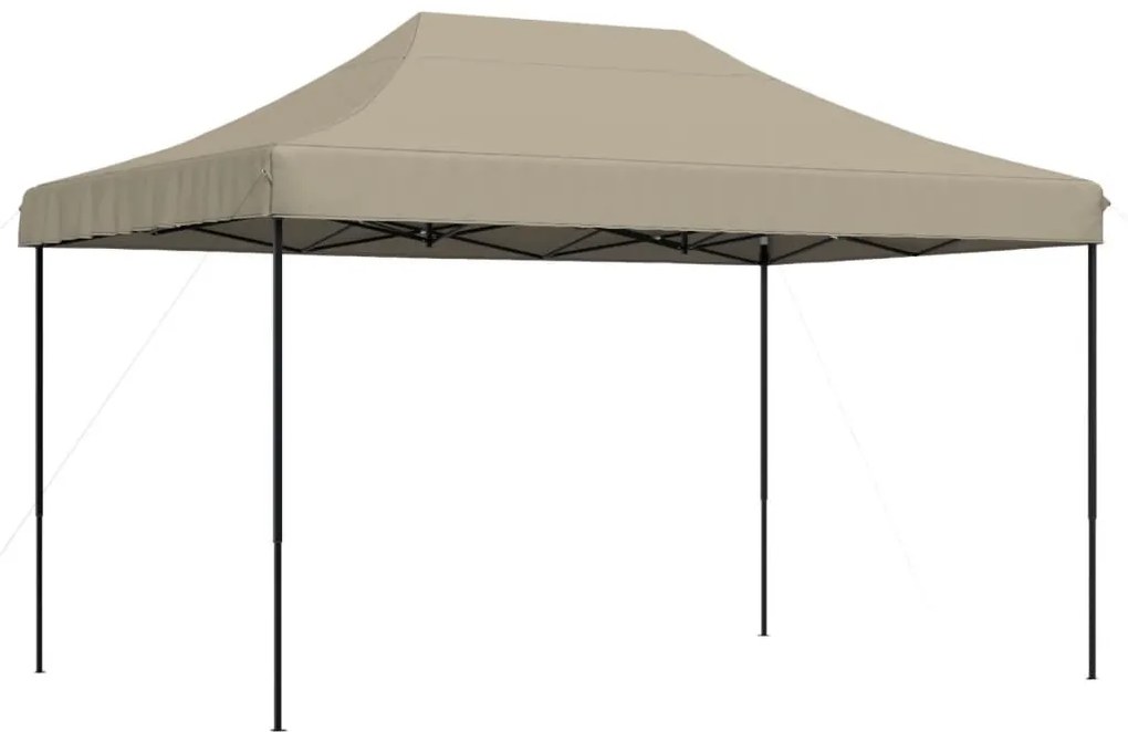 Τέντα Εκδηλώσεων Πτυσσόμενη Pop-Up Taupe 440x292x315 εκ. - Μπεζ-Γκρι