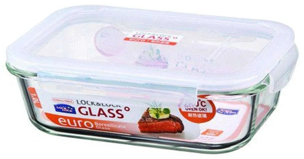 Δοχείο Φαγητού Πυρίμαχο LLG445 20x15,2x7,4cm Clear Lock&Lock Γυαλί
