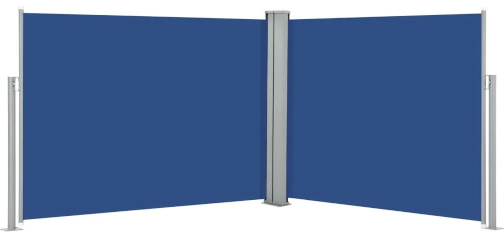 vidaXL Σκίαστρο Πλαϊνό Συρόμενο Μπλε 140 x 1000 εκ.