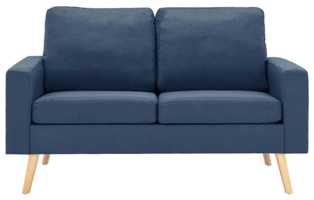 Καναπές Διθέσιος Μπλε Υφασμάτινος - Μπλε