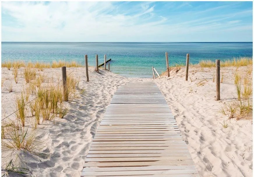 Αυτοκόλλητη φωτοταπετσαρία - Holiday at the seaside - 245x175