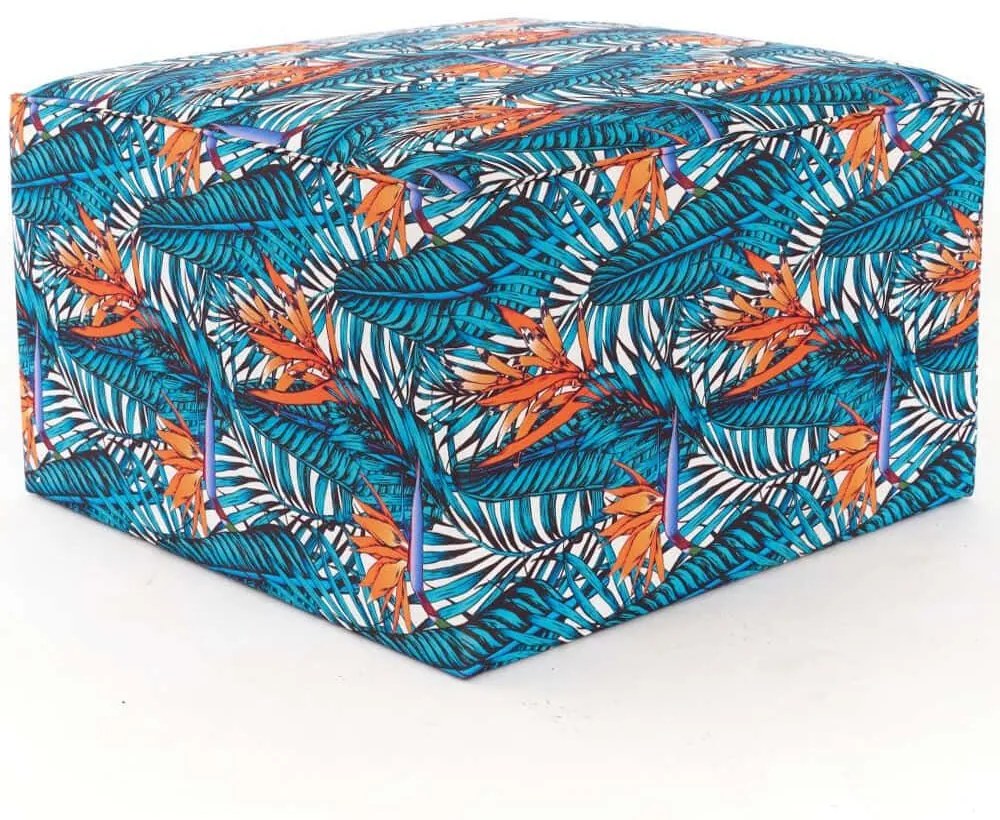 Σκαμπό Kozan 825BLC5193 81x81x45cm Multi