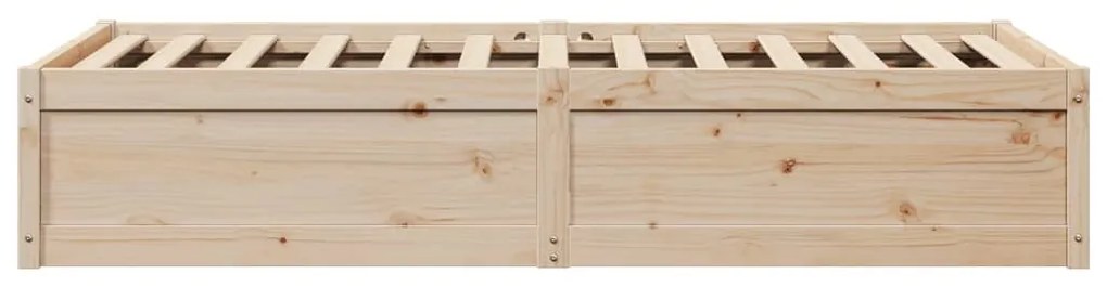 vidaXL Σκελετός Κρεβατιού Χωρίς Στρώμα 100x200 εκ. Μασίφ Πεύκο