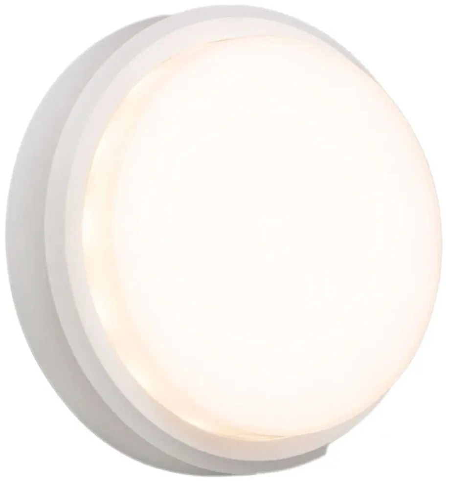 Φωτιστικό Τοίχου Tom 70665 Φ19x6cm Led 400lm 7W 3000K White Faro Barcelona