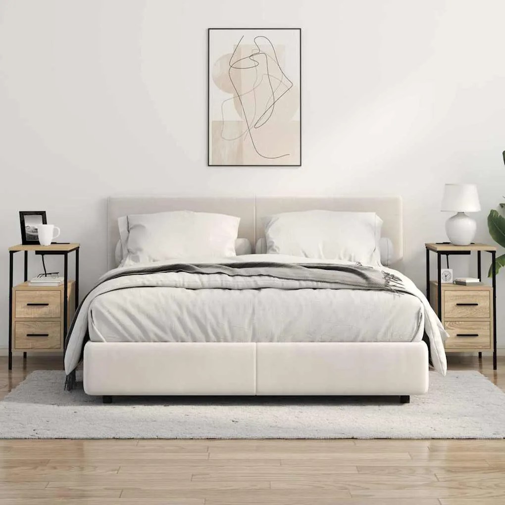 vidaXL Κομοδίνο Sonoma Δρυς 30 x 48 x 61 εκ Επεξεργασμένο ξύλο