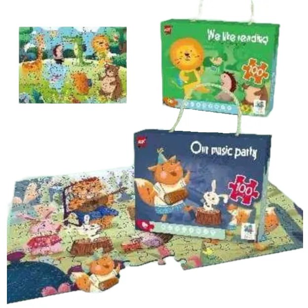 Παιδικό puzzle 100 κομματιών - Animals - 61001