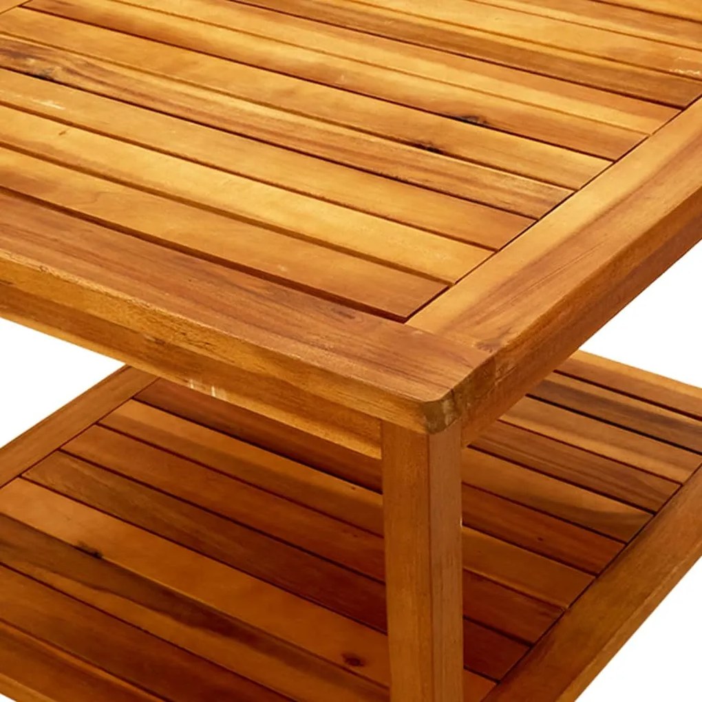 vidaXL Τραπεζάκι Σαλονιού 60 x 60 x 45 εκ. από Μασίφ Ξύλο Ακακίας