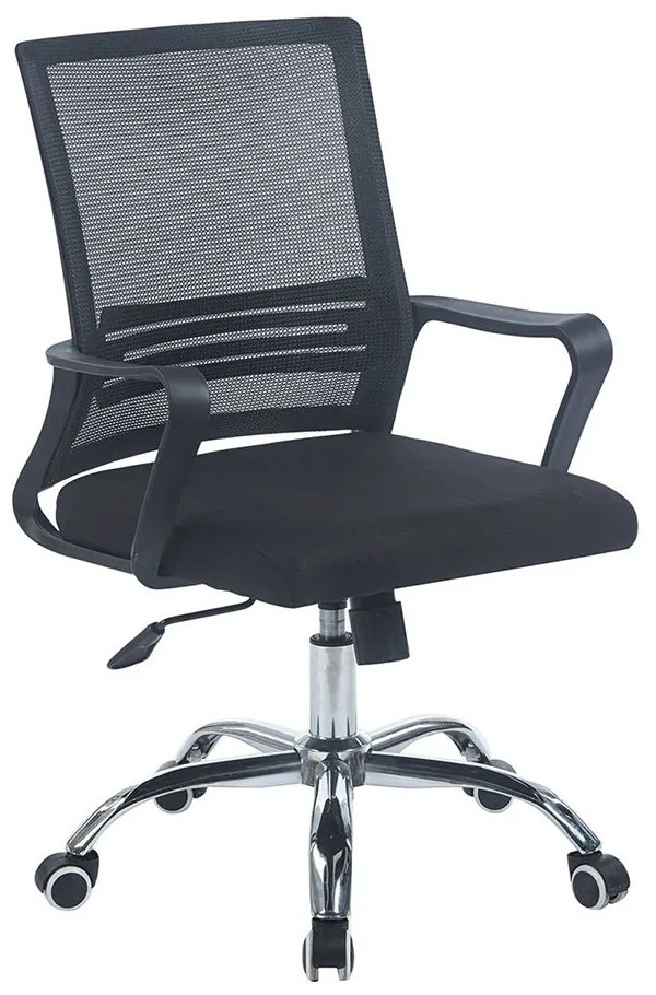 Πολυθρόνα Γραφείου BF2110-W ΕΟ256,W 59x62x90/100cm Black