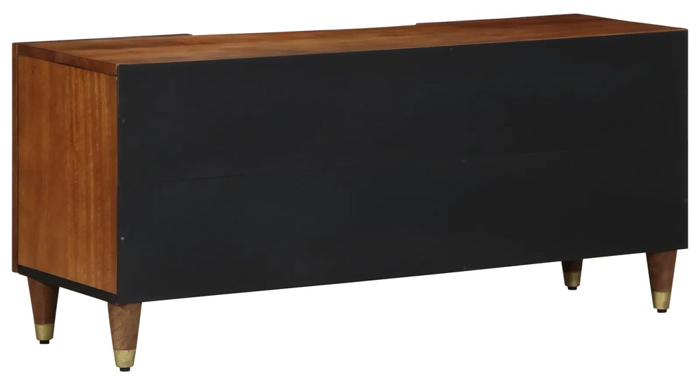 vidaXL Ντουλάπα τηλεόρασης 105x33x46 εκ. Μασίφ ξύλο μάνγκο