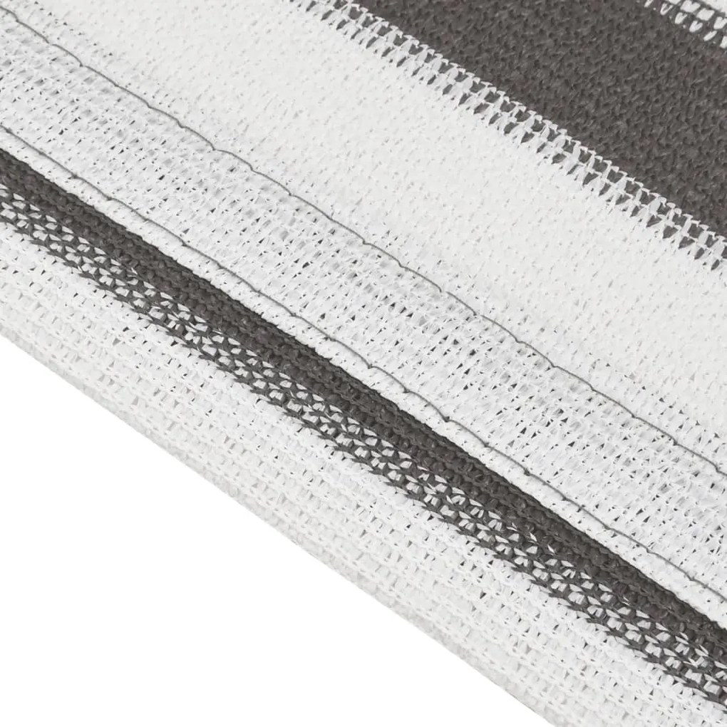 vidaXL Χαλί Σκηνής Ανθρακί / Λευκό 250 x 300 εκ.