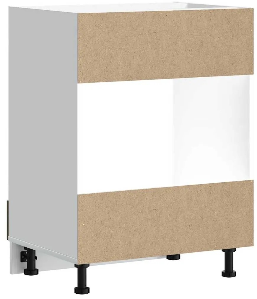 ντουλάπι φούρνου vidaXL "Lucca" Καφέ δρυς καπλαμά Ξύλο