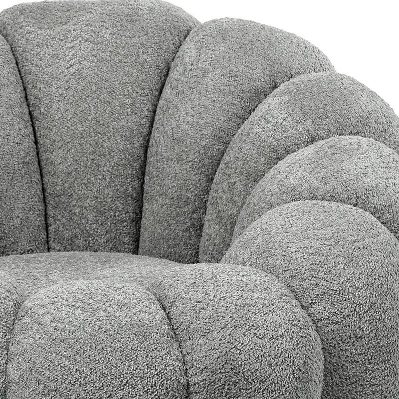 Πολυθρόνα Περιστρεφόμενη Delori Fylliana Γκρί 98x97x69 εκ. 98x97x69 εκ.