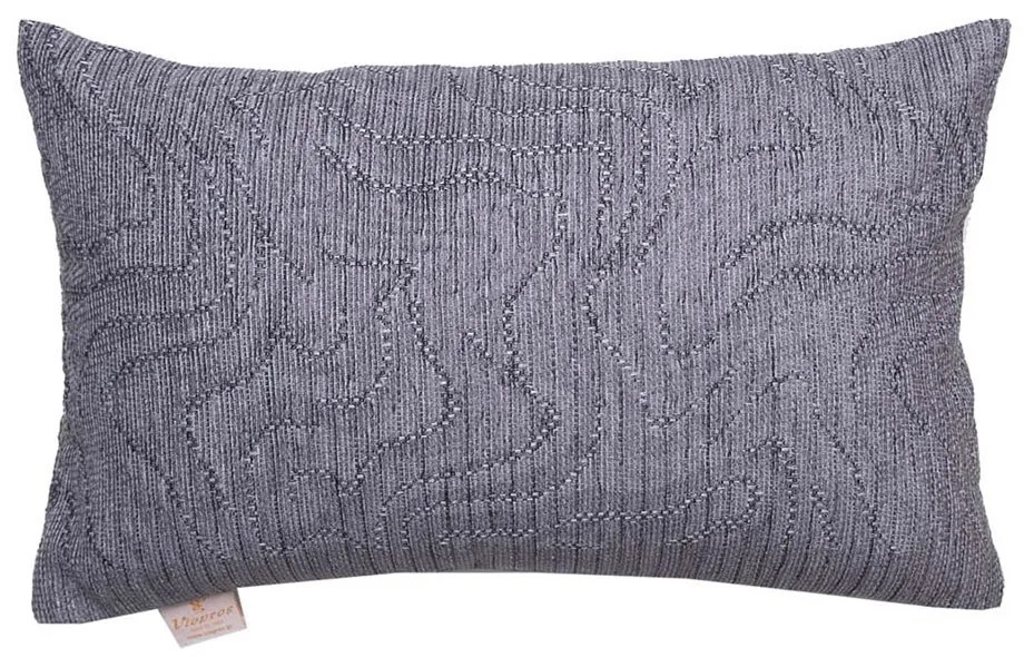 Μαξιλάρι Διακοσμητικό (Με Γέμιση) 2222 Grey Viopros 32x52 Chenille