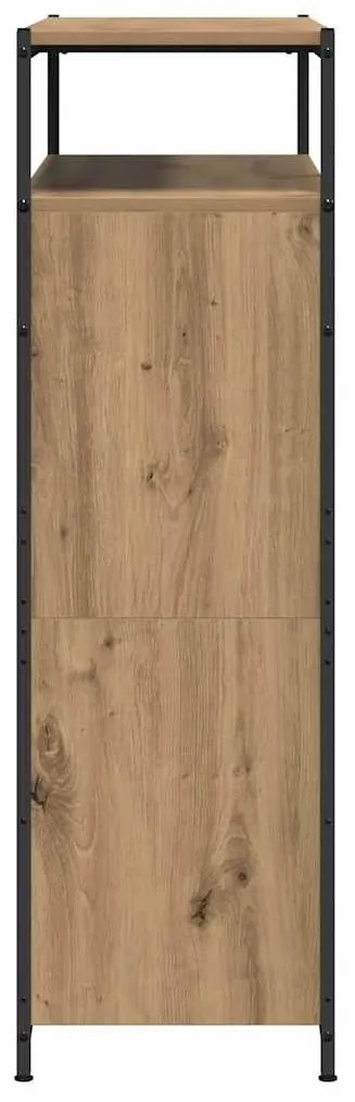 vidaXL Ντουλάπα Παπουτσιών με πόρτα artisan δρυς 100 x 34 x 112 εκ