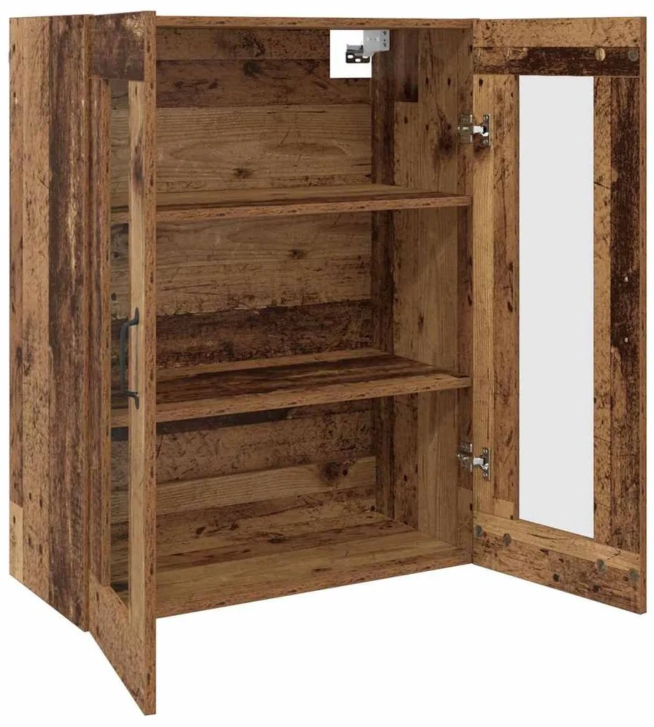 vidaXL Ντουλάπια Τοίχου 2 pcs Παλαιό ξύλο 69.5 x 34 x 90 εκ.