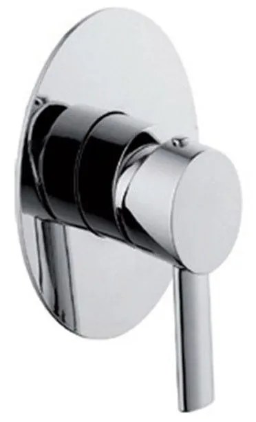Karag FA34163C Sinar Μίκτης Μπαταρίας Εντοιχισμού Ντουζιέρας μονός Chrome