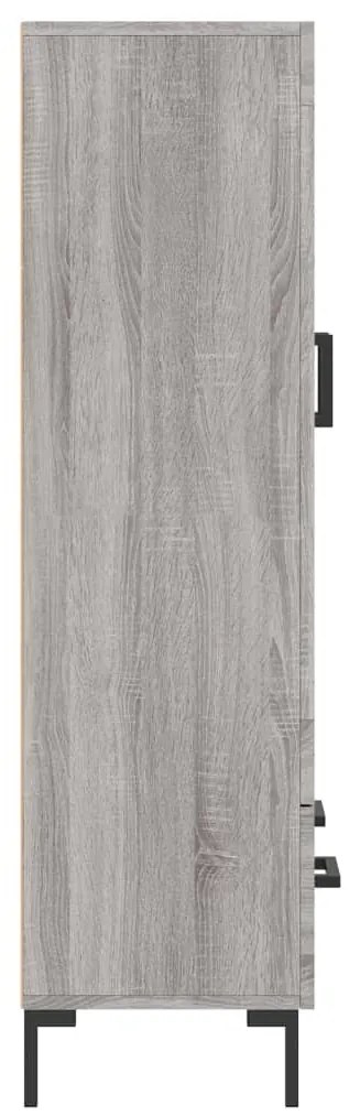 vidaXL Ντουλάπα Γκρι Sonoma 69,5 x 31 x 115 εκ. από Επεξεργασμένο Ξύλο