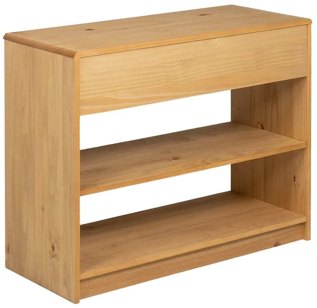 vidaXL Τραπέζι Κονσόλα SAUDA Δρυς 89,5x36,5x73 εκ. Μασίφ Ξύλο Πεύκου