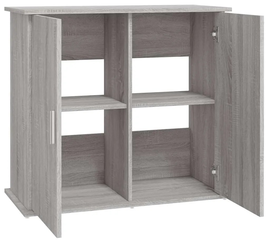vidaXL Βάση Ενυδρείου Γκρι Sonoma 81x36x73 εκ. από Επεξεργασμένο Ξύλο