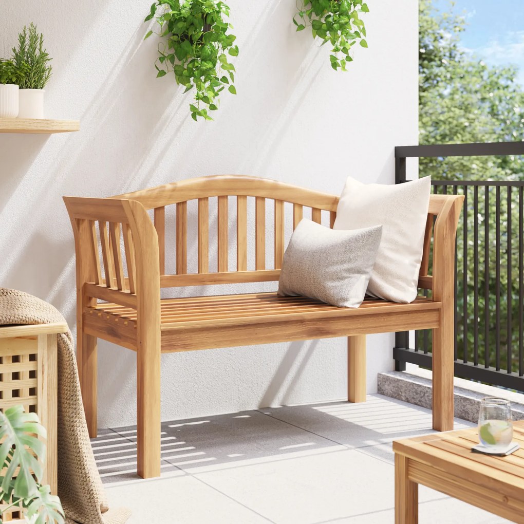 vidaXL Πάγκος Κήπου  120x53.5x85 εκ. από Μασίφ Ξύλο Teak
