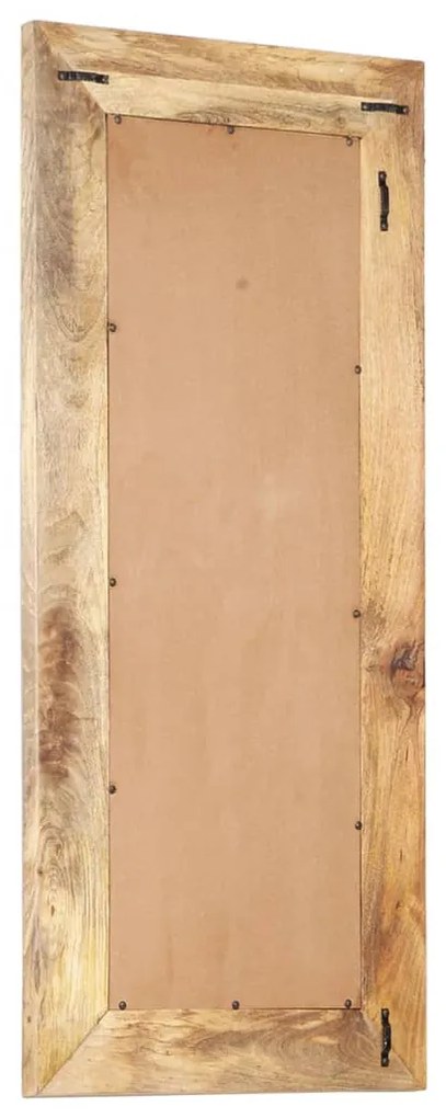 vidaXL Καθρέφτης Σκαλιστός στο Χέρι 110x50x2,6εκ από Μασίφ Ξύλο Μάνγκο