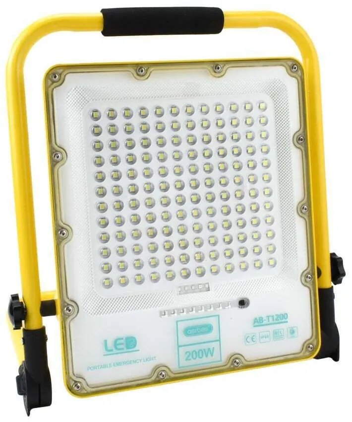Στεγανός Προβολέας IP66 Ισχύος 200W με Ψυχρό Λευκό Φως AB-T1200