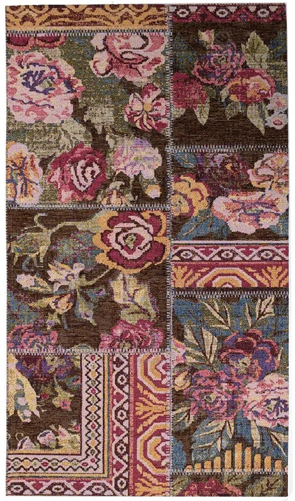 Χαλάκι Κουζίνας Canvas 347 X Multi-Beige Royal Carpet 75X150cm Chenille