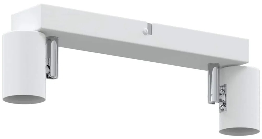 vidaXL Σποτ οροφής με προβολείς Λευκό 26 x 6,5 x 11,5 εκ Μέταλλο