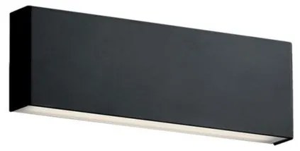 Απλίκα Φωτιστικό Τοίχου HUGO LED 12W μεταλλικό Viokef-4243601-Μαύρο 4243601