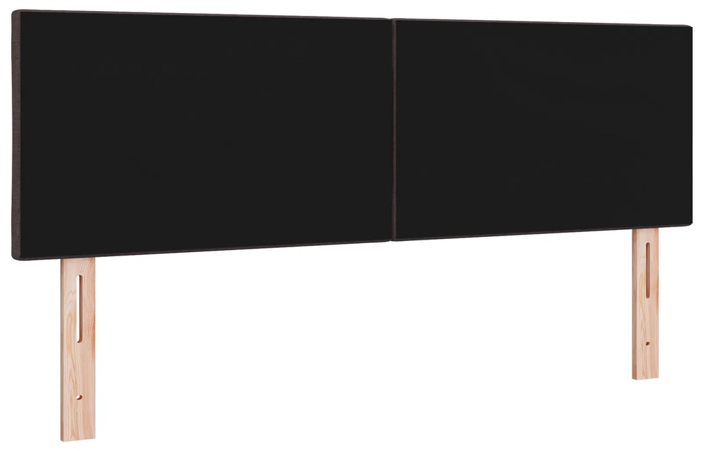 vidaXL Υφασμάτινο Κεφαλάρι Geometric Σκούρο Καφέ 160 cm ύφασμα