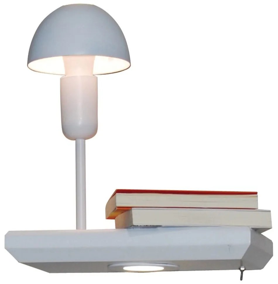 Φωτιστικό Τοίχου Rowan HL-3596 ML1 77-4081 30x15x25cm 1xE27 60W White Homelighting