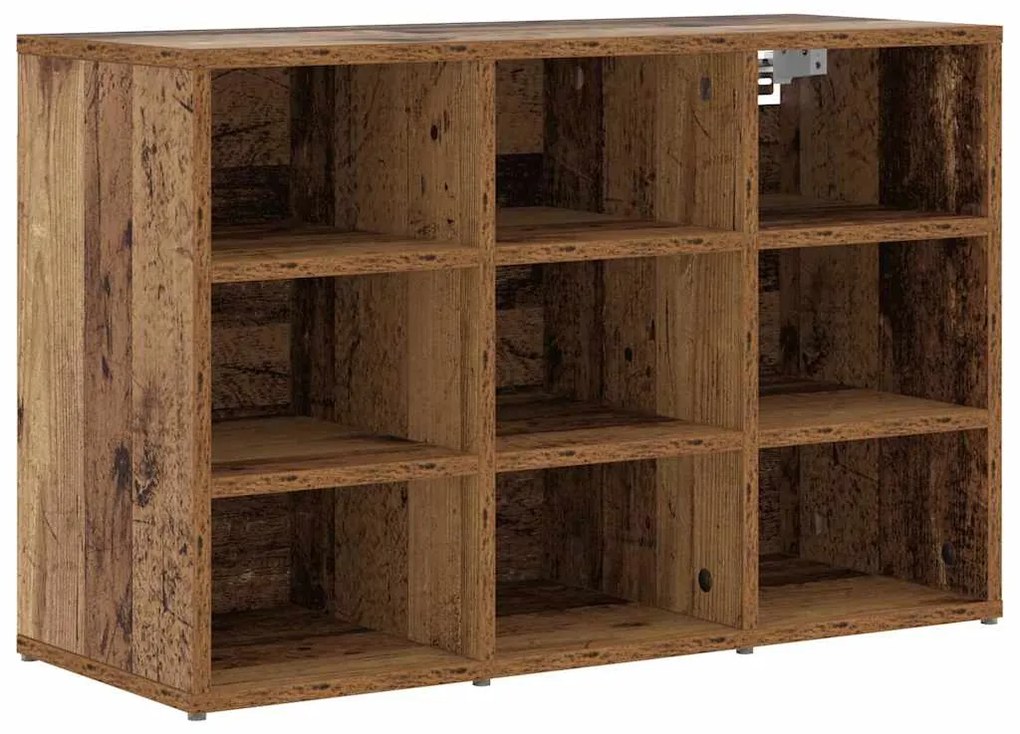 vidaXL Παπουτσοθήκη Παλαιό ξύλο 77.5 x 30 x 51 εκ. Επεξεργασμένο ξύλο