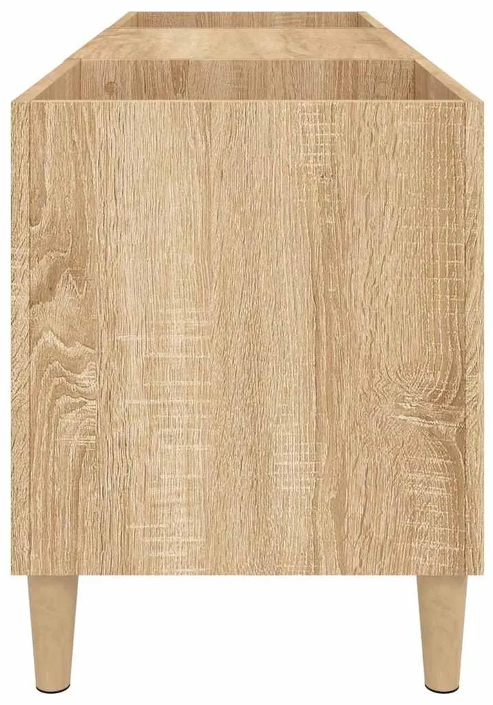 vidaXL Δισκοθήκη Sonoma Δρυς 121 x 38 x 48 εκ. από Επεξεργασμένο Ξύλο