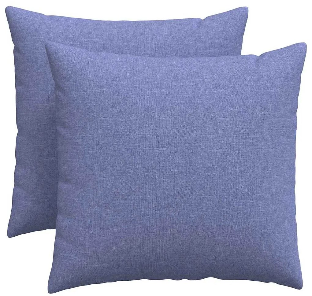vidaXL Μαξιλάρι Καναπέ 2 pcs Μπλε 50 x 50 cm ύφασμα