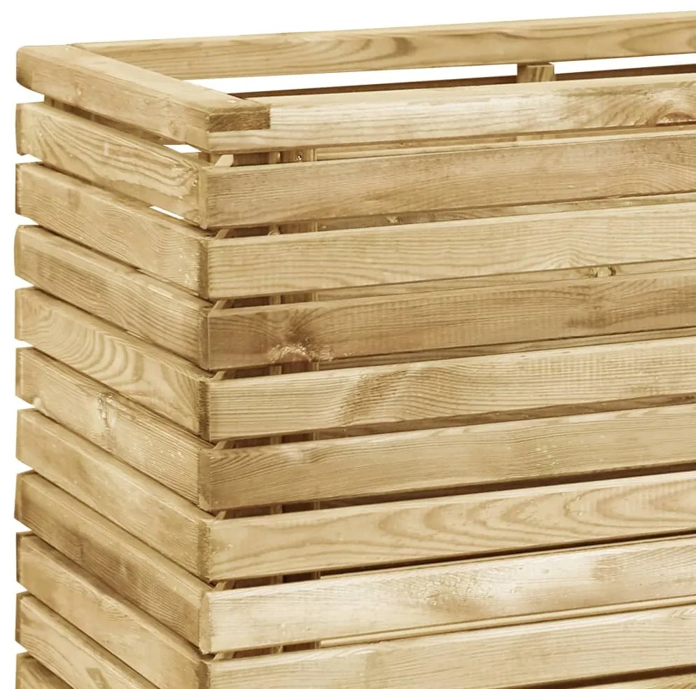 vidaXL Ζαρντινιέρα Υπερυψωμένη 100x50x100 εκ. Εμποτισμένο Ξύλο Πεύκου
