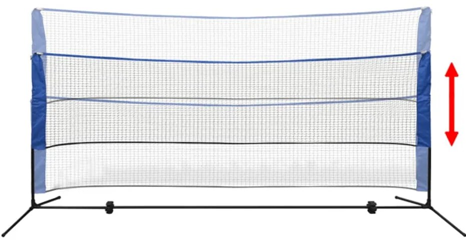 vidaXL Σετ Φιλέ Μπάντμιντον 300 x 155 εκ. με Μπαλάκια Μπάντμιντον