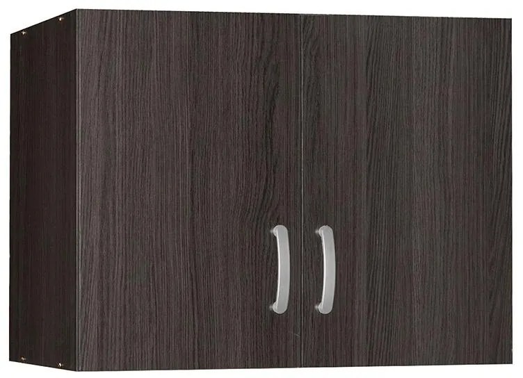 Ντουλάπα δίφυλλη και πατάρι Zelia wenge 79x42x240εκ. 79x42x240 εκ.