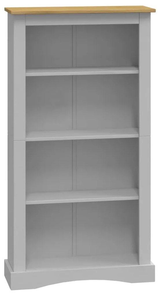 vidaXL Βιβλιοθήκη 4 Επ. Γκρι Μεξικ. Στιλ Corona 81x29x150 εκ.