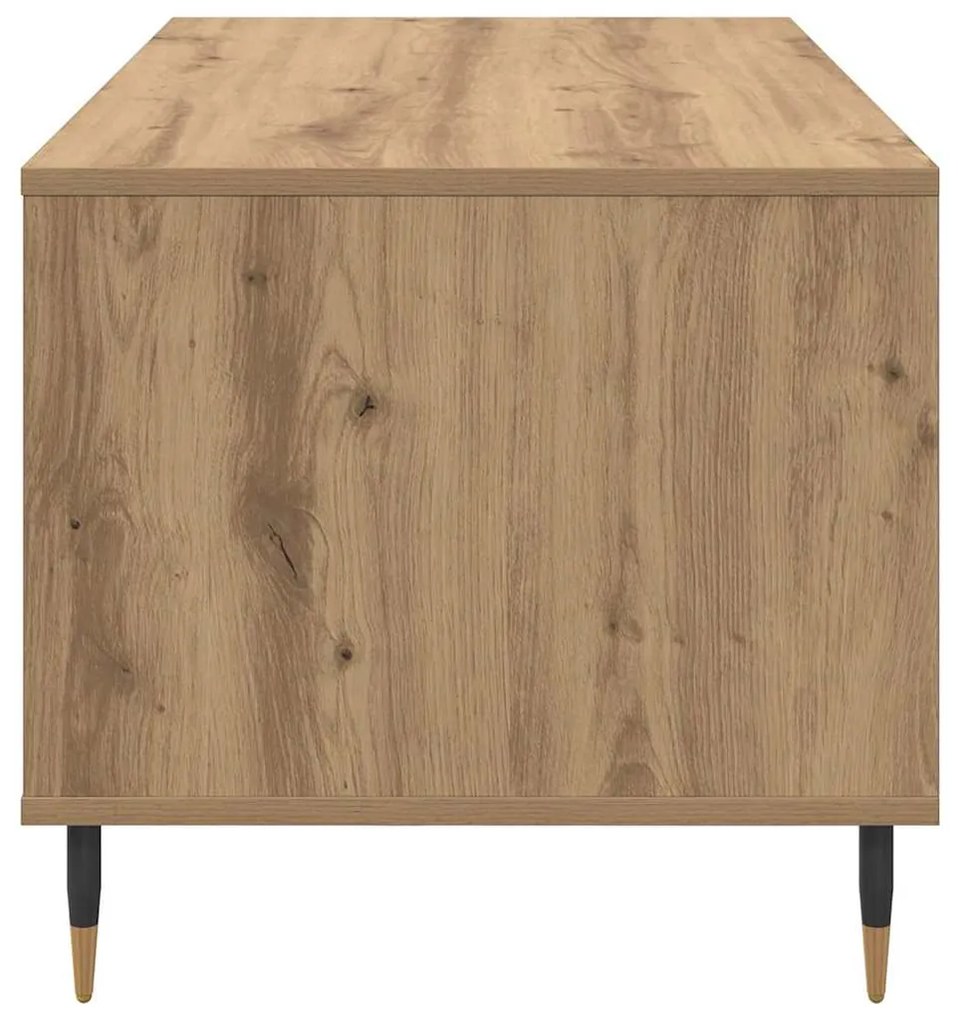 vidaXL Τραπεζάκι σαλονιού με συρτάρι Artisan Oak 90 x 49 x 45 εκ