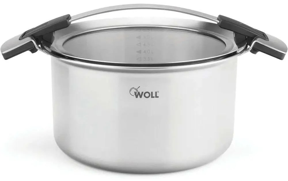 Κατσαρόλα Concept Pro 124CO 24cm 6lt Inox Woll 24cm Stainless Steel