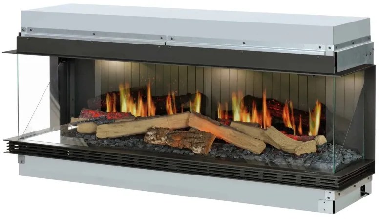 Ηλεκτρικό Τζάκι Ένθετο 2000W Μαύρο 3 Όψεων Dimplex Vista 130 III 400001671 Sieline-400001671-Μαύρο 400001671