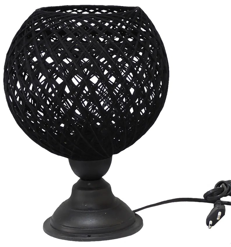 Πορτατίφ Heronia Silk 31-1219 Rope Black