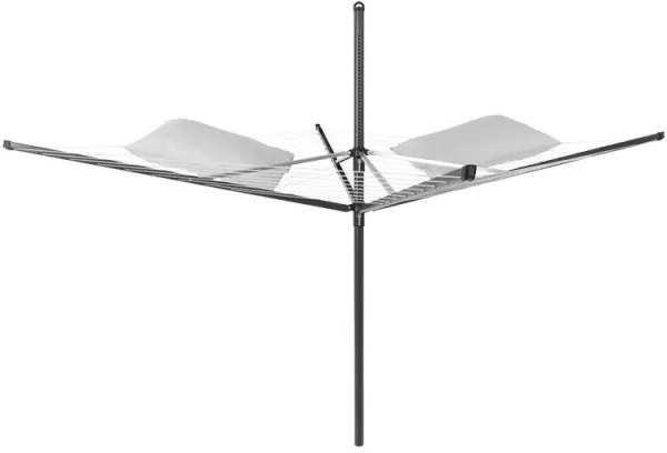 Brabantia Lift-O-Matic outdoor space 1003464, 50 m, Ρυθμιζόμενο ύψος, Μεταλλικό καρφί, Ανθεκτικό στη διάβρωση, Μαύρο