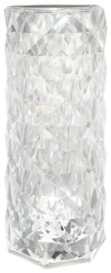 Επιτραπέζιο Φωτιστικό LED 1W Διάφανο-Ασημί Gixi 28071 Globo Lighting-28071-Ασημί 28071