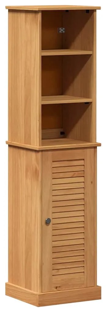 vidaXL Σετ Επίπλων Μπάνιου με ράφι VIGO 2 pcs Καφέ και Καραμέλα καφέ