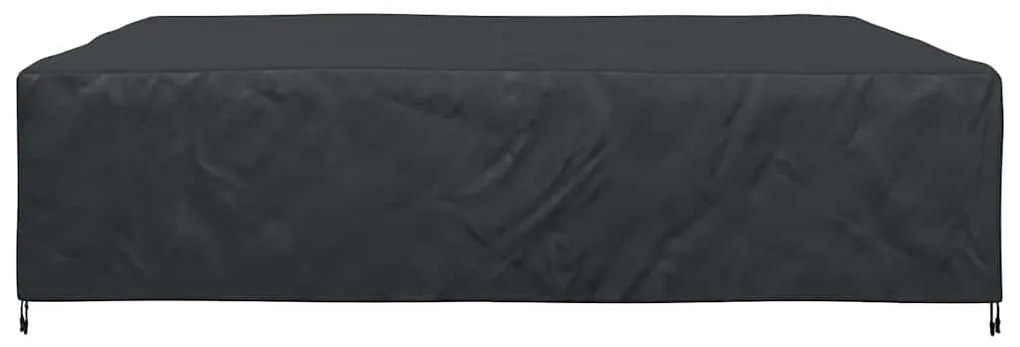 vidaXL Κάλυμμα επίπλων Μονόχρωμο Μαύρο 300 x 300 x 70 cm 600D